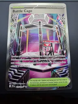 Pokemon TCG Battle Cage full art 116/094 Phantasmal Flames holo ultra rare - Image 1