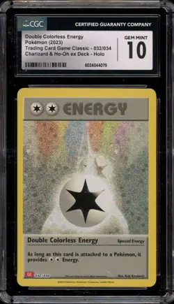 Pokemon Double Colorless Energy Classic Charizard/Ho-Oh ex Deck Holo #032 CGC 10 - Image 1