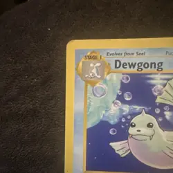 Pokemon TCG Dewgong Base Set Shadowless 25/102 1st Edition 1999 MP - Image 3