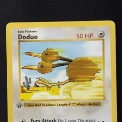 Doduo 48/102 Base Set Shadowless 1st Edition Pokemon Vintage 1999 English - Image 3