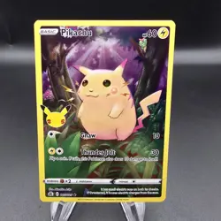 FULL ART Pikachu 005/025 Pokemon 25th Anniversary Celebrations Holo Foil - Image 1