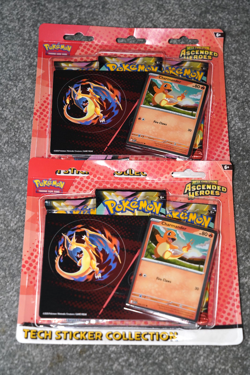 New & Sealed Pokemon Ascended Heroes Tech Sticker Collection Charmander Set of 2 - Image 1