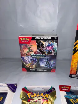 Large Sealed Pokemon Lot, mixed sets, blisters, Temporal Forces Booster Bundle - Image 2