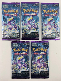 US SELLER KOREAN POKEMON TCG SCARLET VIOLET EX 5 FACTORY SEALED BOOSTER PACKS S2 - Image 1