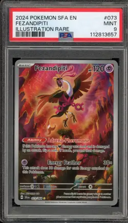 Pokemon Fezandipiti Shrouded Fable Illustration Rare #073 PSA 9 Mint - Image 1
