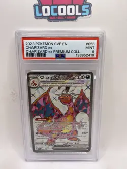 Charizard Ex #056 2023 Pokemon Scarlet & Violet Black Star Promo PSA 9 Mint - Image 1