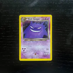 Pokemon Dark Gengar Holo Rare 6/105 Neo Destiny LP Excellent Condition - Image 1