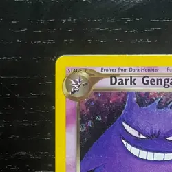 Pokemon Dark Gengar Holo Rare 6/105 Neo Destiny LP Excellent Condition - Image 3
