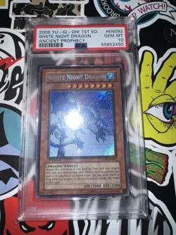 PSA 10 Yugioh-White Night Dragon ANPR-EN092 Ancient Prophecy 1st Edition - Image 1