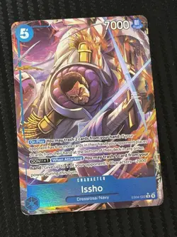 One Piece OP14 The Azure Sea’s Seven - Issho EB04-022 R Alternate Art ENGLISH - Image 1
