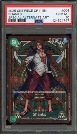 One Piece CCG Shanks Special Alternate Art ST16-004 PSA 10 Gem Mint - Image 1