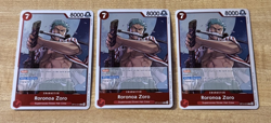 One Piece #OP14-015 Roronoa Zoro Rare R (X3) The Azure Sea's Seven - Image 1