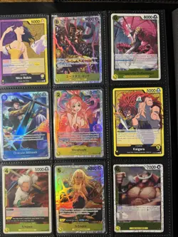 One Piece Card Game HUGE Lot 360 Cards SR R UC C + Binder | Luffy Shanks Zoro - Image 5