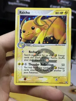 Raichu 12/112 EX FireRed LeafGreen 2004 Reverse Holo Rare Pokemon Card TCG - Image 3