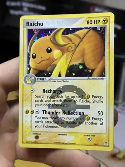 Raichu 12/112 EX FireRed LeafGreen 2004 Reverse Holo Rare Pokemon Card TCG - Image 4