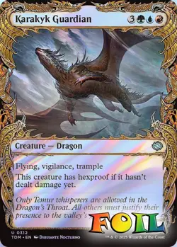 Karakyk Guardian Showcase 0312 MTG Tarkir: Dragonstorm Uncommon NP Foil - Image 1