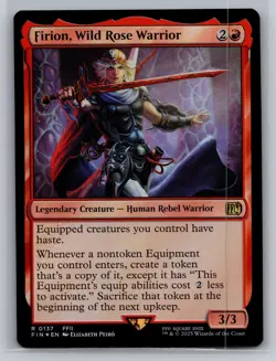 FINAL FANTASY #137 Firion, Wild Rose Warrior Foil - Image 1