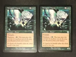 Arrogant Wurm Torment Regular Magic the Gathering X2 - Image 1