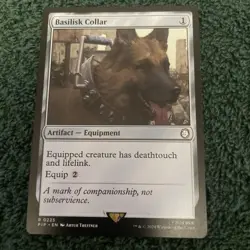 Basilisk Collar - 225 - NM - Universes Beyond: Fallout - MTG NM - Image 1