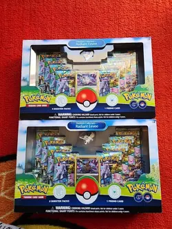 Pokemon TCG: Pokemon GO Radiant Eevee Premium Collection Box: New/Factory Sealed - Image 1