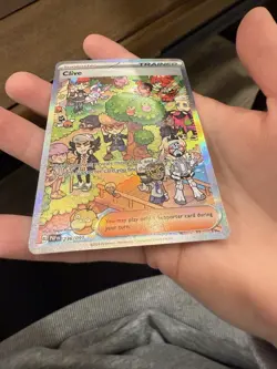 Pokemon TCG Clive Trainer #236/091 SV: Paldean Fates Special Illustration Rare - Image 5