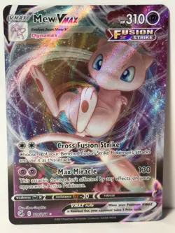 Mew VMAX 114/264 SWSH08: Fusion Strike NM Pokemon Fast Ship - Image 1