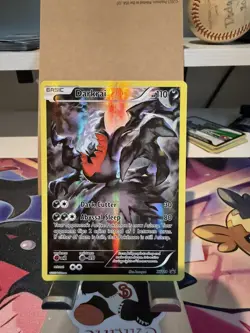 2016 Pokemon TCG Darkrai Holo Full Art Black Star Promo Card XY114 LP - Image 4
