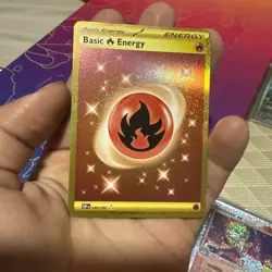 Gold Basic Fire Energy 230/197 - Obsidian Flames - Pokemon TCG - Hyper Rare - Image 1