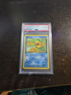 PSA 10 - Psyduck 1st Edition Fossil #53 - Pokemon Graded Slab - Image 1