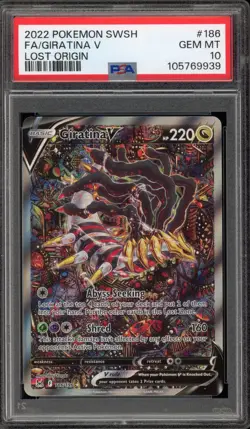 Pokemon Giratina V Lost Origin Full Alt Art #186 PSA 10 Gem Mint - Image 1