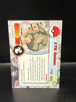 Pokemon Topps Chrome 2000 TV #76 Golem chrome Holo Vintage - Image 3