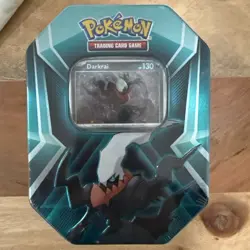 Pokemon Darkrai Triple Whammy Tin 2024 Sealed - Image 1