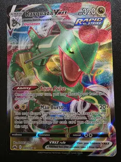 Rayquaza VMAX Full Art 101/159 Crown Zenith Pokemon 2023 a - Image 1