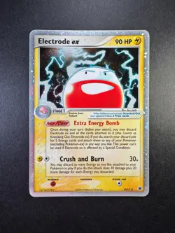 2004 Pokemon Electrode ex Fire Red & Leaf Green 107/112 Holo - Image 1