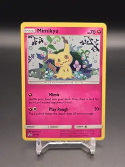 Mimikyu SM163 Holo Black Star Promo Pokemon 2019 Sun & Moon TCG - Image 1
