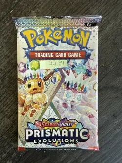Heavy 22.34! Pokemon Prismatic Evolutions Booster Pack Sealed! Demi-God PackU! - Image 3