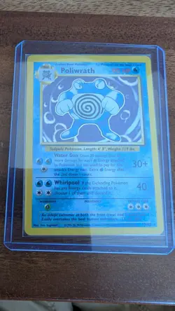 Pokemon TCG - Poliwrath (13/102) Base Set Unlimited Holo Rare (LP) - Image 2
