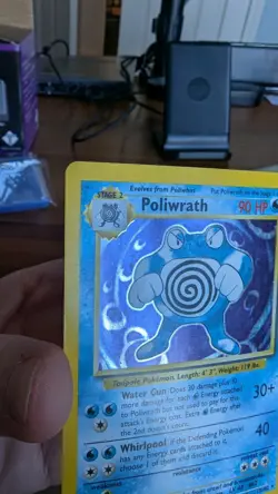 Pokemon TCG - Poliwrath (13/102) Base Set Unlimited Holo Rare (LP) - Image 3
