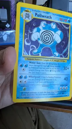 Pokemon TCG - Poliwrath (13/102) Base Set Unlimited Holo Rare (LP) - Image 5