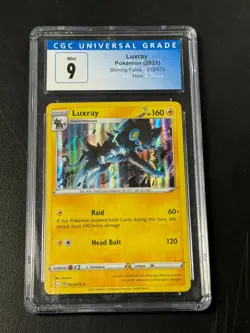 Luxray 2021 Shining Fates 033/072 Holo CGC 9 Pokemon - Image 1