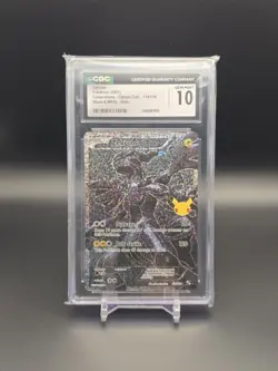 CGC 10 Zekrom 114/114 Celebrations Classic Collection Pokemon 2021 - Image 1