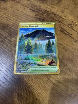 Pokemon TCG Gravity Mountain 250/191 Surging Sparks Hyper Rare Holo NM - Image 1