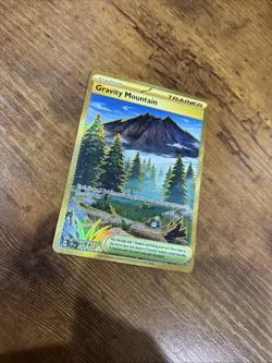 Pokemon TCG Gravity Mountain 250/191 Surging Sparks Hyper Rare Holo NM - Image 2