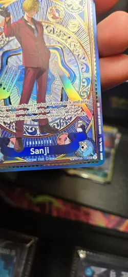 Sanji (SP) OP06-119 A Fist of Divine Speed Foil - Image 5