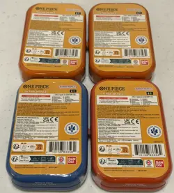 (4) One Piece SEALED Mini Tins~Vol. 2- Sabo, Luffy & Ace~Card Game Tin Pack - Image 2