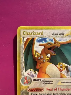 Charizard 4/100 Delta Species Crystal Guardians Stamped Rev Holo Pokemon Card - Image 2