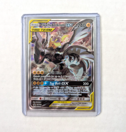 Pikachu & Zekrom GX SM168 MP-HP *Creases Pokemon Card Sun & Moon Promo Tag Team - Image 1