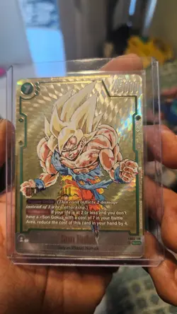 Son Goku FB05-119 Gold Manga Rare Dragon Ball Card Fusion World - Image 1