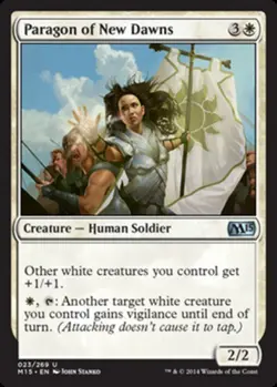 Paragon of New Dawns x4 - Magic 2015 - NM-Mint, English - Magic 2015 - Image 1