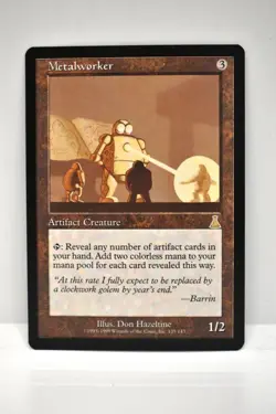 MAGIC THE GATHERING, METALWORKER, URZA'S DESTINY, NM, NEVER BEEN PLAYED - Image 1
